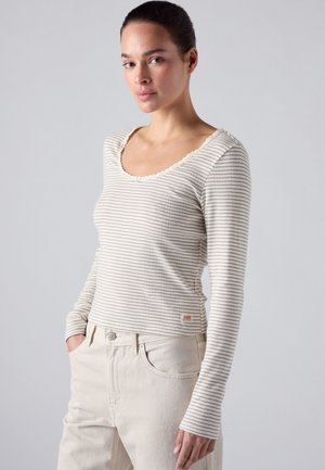 Levi's®, DRY GOODS POINTELLE LACE LS - Блуза с дълги ръкави - egret