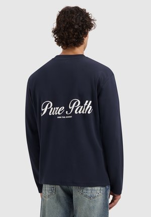 Long sleeved top - dark navy