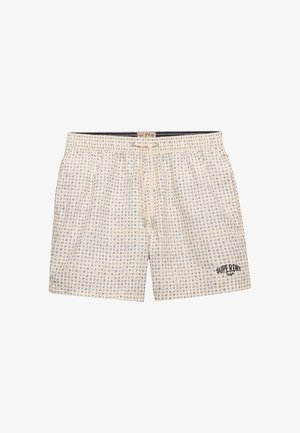 Superdry & Co, SUPERDRY PREMIUM PRINTED 15-INCH SWIM SHORTS.. - Badeshorts - mini geo white blue