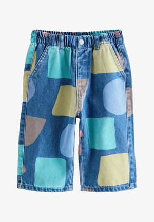Next, SHORTS - Relaxed fit jeans - mid blue shapes