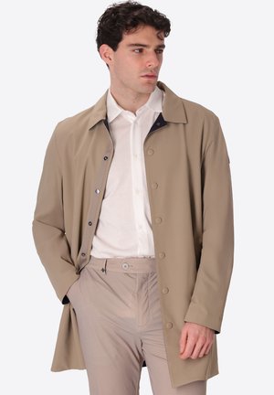 Distretto12, DISTRETTO12 OUTERWEAR HIGH-PERFORM12 TRENCH DOUBLE FACE REV-ACTIVE. - Cappotto corto - sandalwood blue
