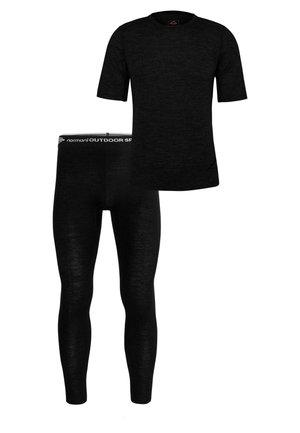 RWS MERINO FUNKTIONSUNTERWÄSCHE SET - Unterhose lang - schwarz