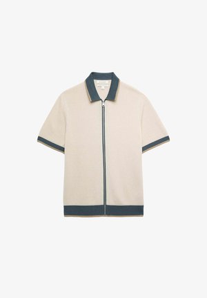 Autograph, LINEAR STITCH ZIP KNIT - Vest - light natural