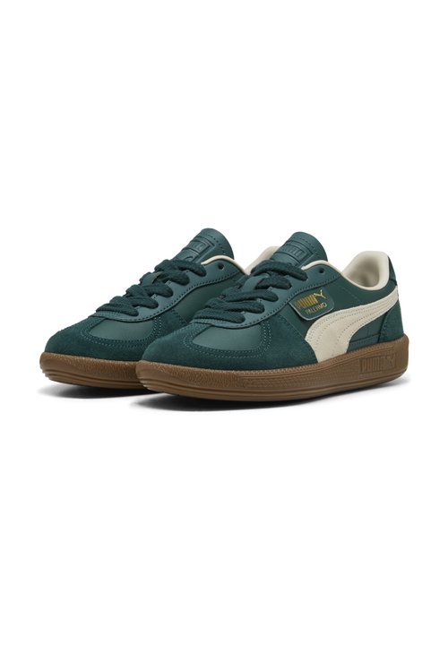 PUMA PALERMO JR UNISEX - Baby shoes - dark green-alpine snow — foto 2