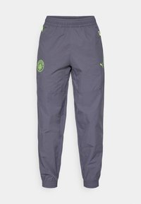 MCFC PUMATECH PANTS - Klub merchandise - galactic gray/pro green