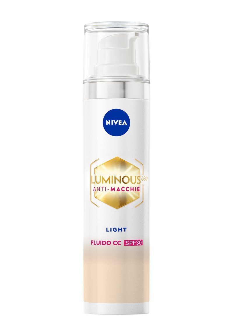NIVEA - LUMINOUS630 FLUIDO CC SPF 30 3-IN-1 LIGHT 40 ML - CC Cream - Transparent, Ingrandire