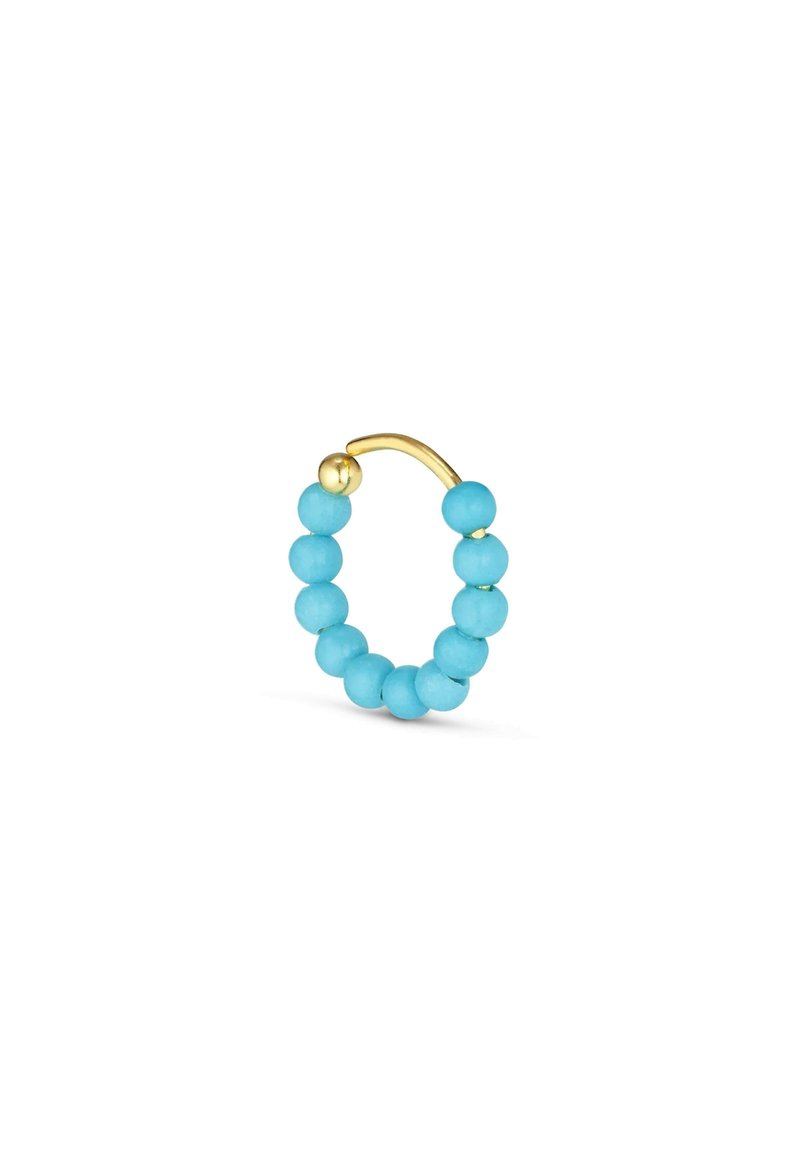 Damen Halsketten | Jane Kønig BERMUDA TWIST Einzelner Ohrring gold plated / blue/goldfarben - WV41937 Damen Halsketten | Jane Kønig BERMUDA TWIST Einzelner Ohrring gold plated / blue/goldfarben - WV41937