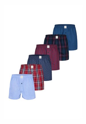 CLASSICS 6-PACK - Bokserishortsit - red/dark blue/blue
