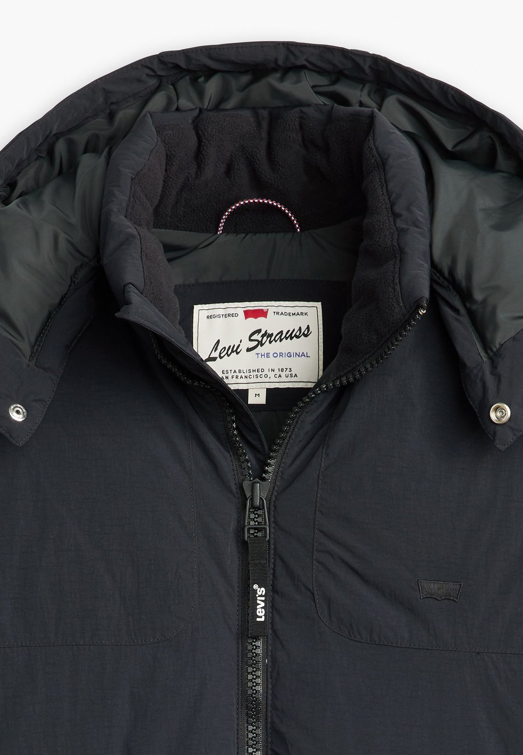 Levi's® ROCKRIDGE SHORT - Winter jacket - jet black/black - Zalando.ie