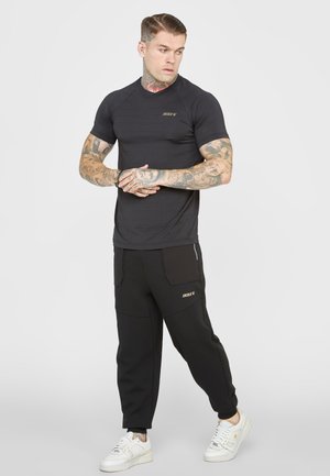 Leif Nelson Gym Herren Fitness T-Shirt Slim Fit Moderner Männer Bodybuilder Trainingsshirt Kurzarm Top Herren Sport T-Shirt - Bekleidung für