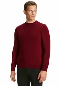 FALKE BASIC NEW MERINO CREW NECK - Strickpullover - wine