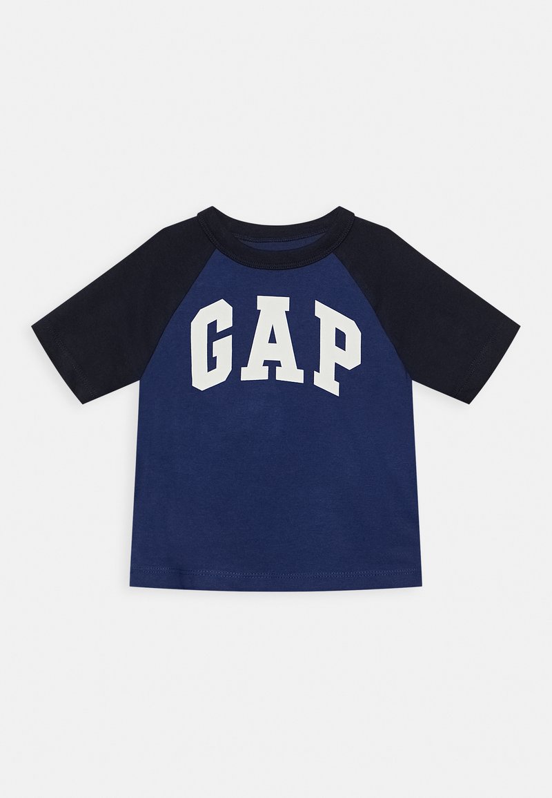GAP LOGO RAGLAN TODDLER BOY Tshirt z nadrukiem deep cobalt