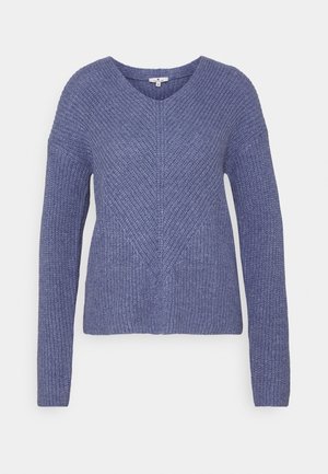 Striktrøje - blue
