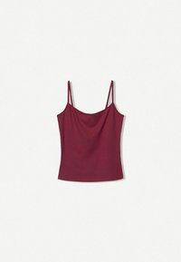 Top - dark red