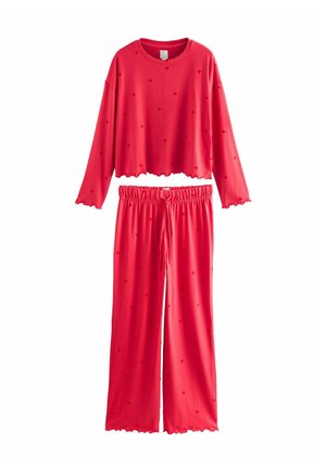 SOFT LONG SLEEVE SET - Pizsama szett - red star
