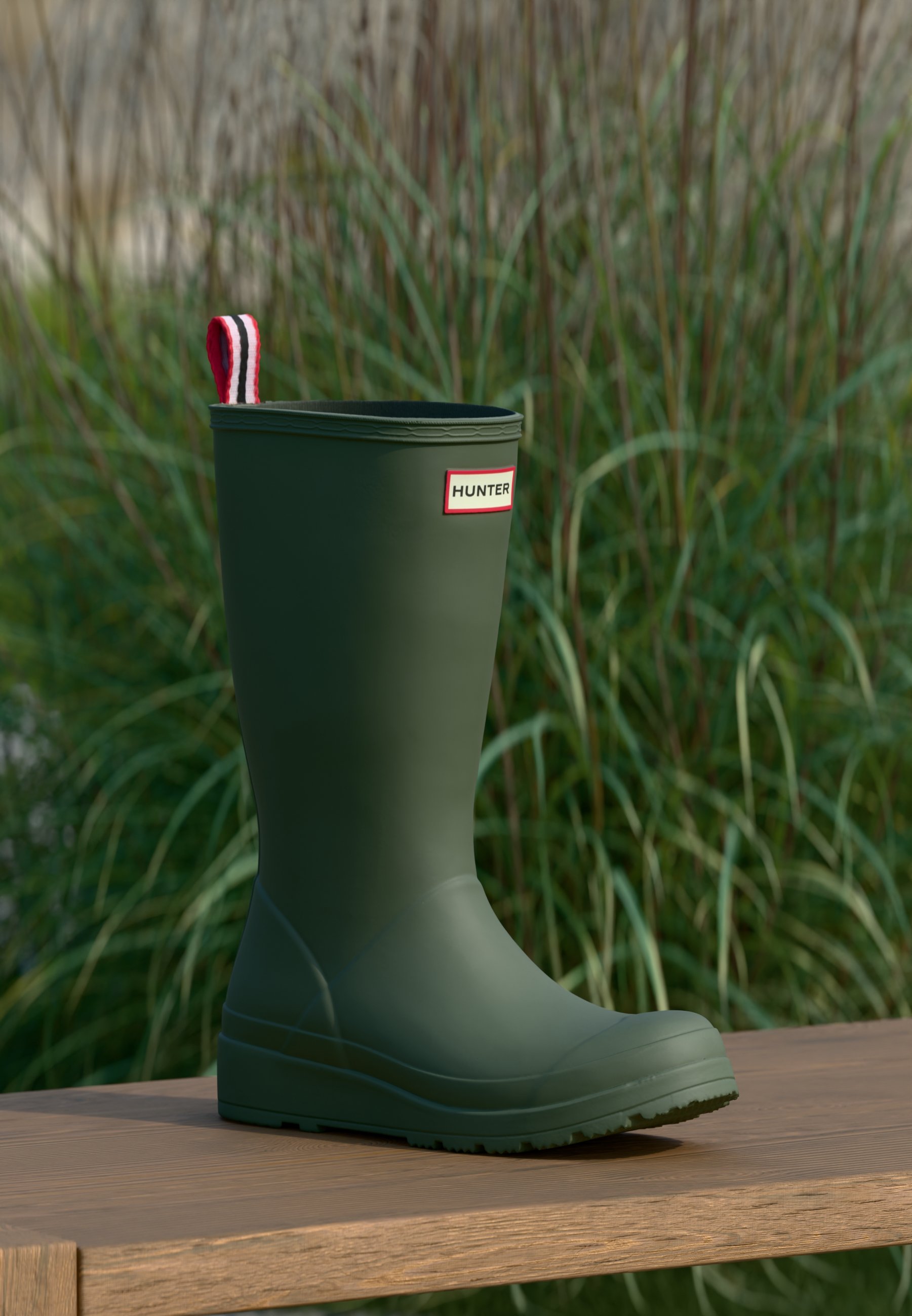 Hunter ORIGINAL WOMENS PLAY TALL BOOT - Wellies - lichen green