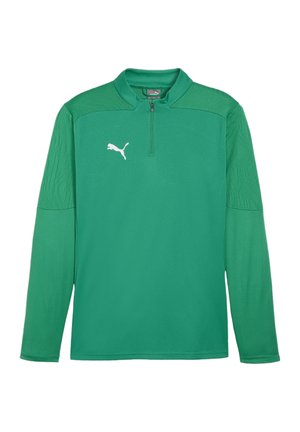 TEAMFINAL TRAINING 1/4 ZIP  - Langarmshirt - gruensilbernull