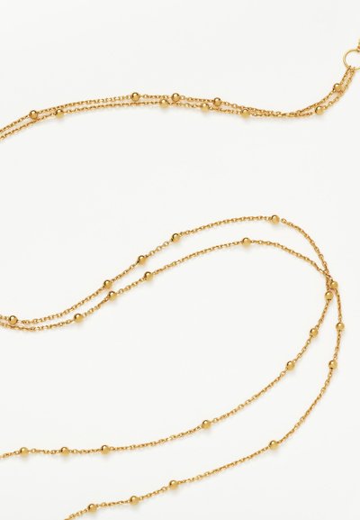 Missoma DOUBLE CHAIN NECKLACE - Nyaklánc - gold-coloured