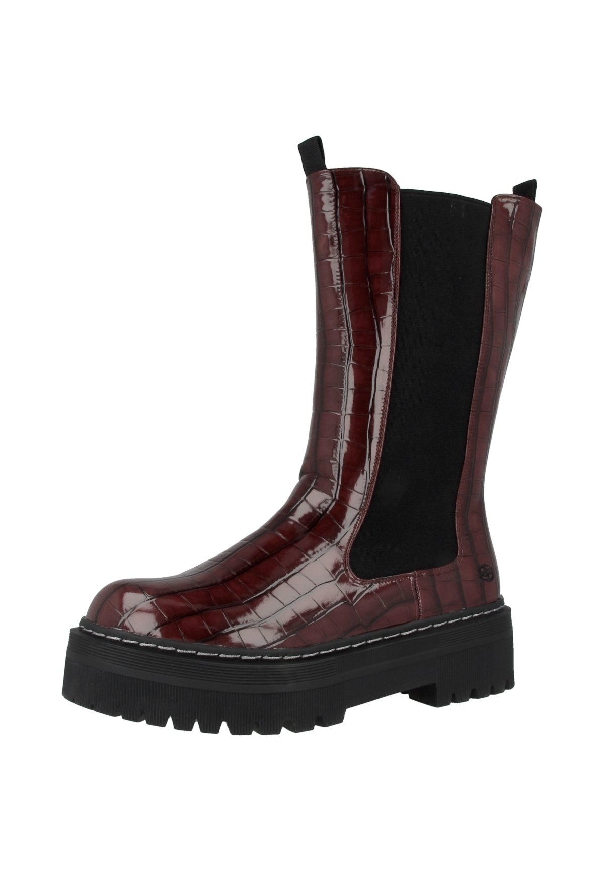 Dockers by Gerli Stivali alti - bordeaux/bordeaux - Zalando.it