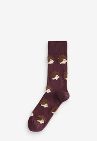 Next HAIRY TEXTURED ANIMALS 4 PACK - Chaussettes - green blue orange