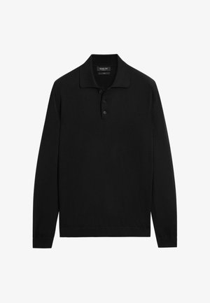 Massimo Dutti, Poloshirt - black