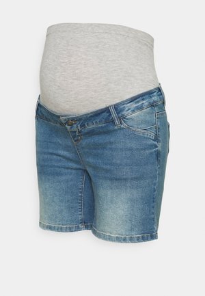 MLFONTANA SLIM - Džínové kraťasy - light blue