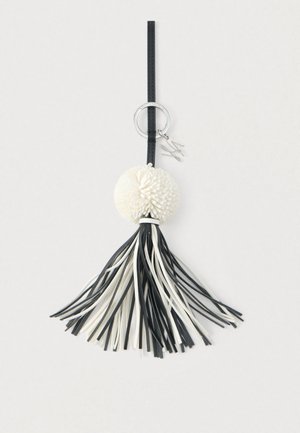 AUTOGRAPH POMPOM - Privjesak za ključeve - white/black