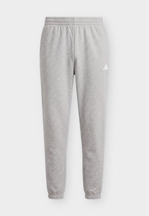 adidas ESSENTIALS 3 STRIPES TAPERED CUFFED PANTS - Tracksuit bottoms - medium grey heather/white — photo 5