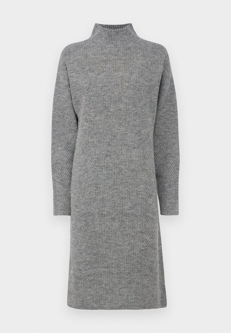 Boss Gebreide jurk grijs Boss Gebreide jurk grijs