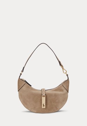 Polo Ralph Lauren, POLO ID SUEDE MINI SHOULDER BAG - Дамска чанта - clay