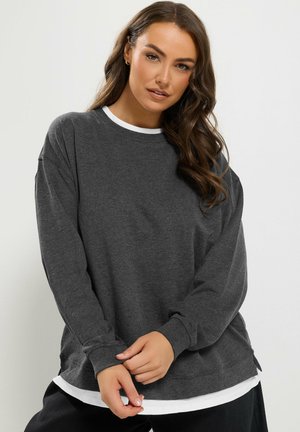 Yours Clothing, PLUS SIZE CASUAL TOPS - Sweater - grey