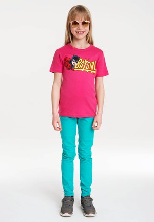 LOGOSHIRT BATGIRL - Print T-shirt - pink