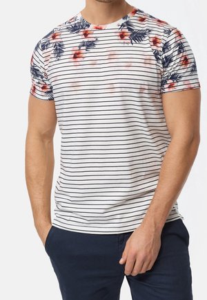 T-shirt med print - off-white