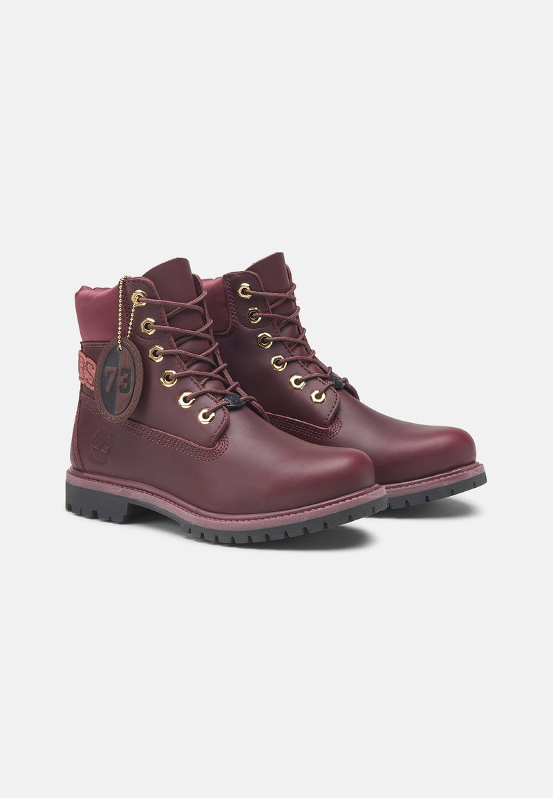 Timberland WATERPROOF - Lace-up ankle boots - dark red full  display picture 2