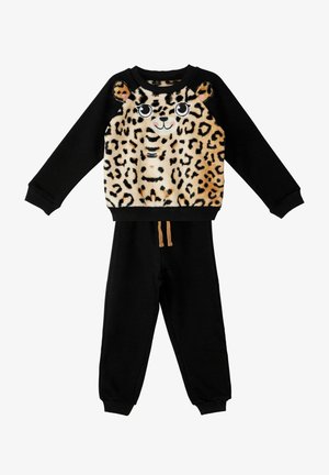 Denokids SET PLUSH LEOPARD - Træningssæt - mehrfarbig