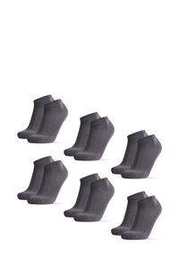 Danish Endurance LOW-CUT BAMBOO 6 PACK - Strumpor - grey