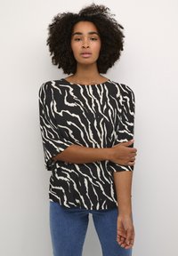 Kaffe - KAAMBER WIDE SLEEVE - Bluse - black   antique zebra print Thumbnail-Bild 1