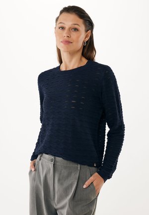AJOUR SWEATER - Pullover - midnight blue