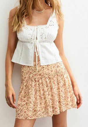 Falda acampanada - mottled pink