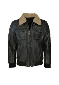 KARLSTAD - Skinnjacka - black