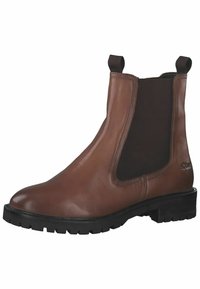s.Oliver Botines con plataforma - cognac