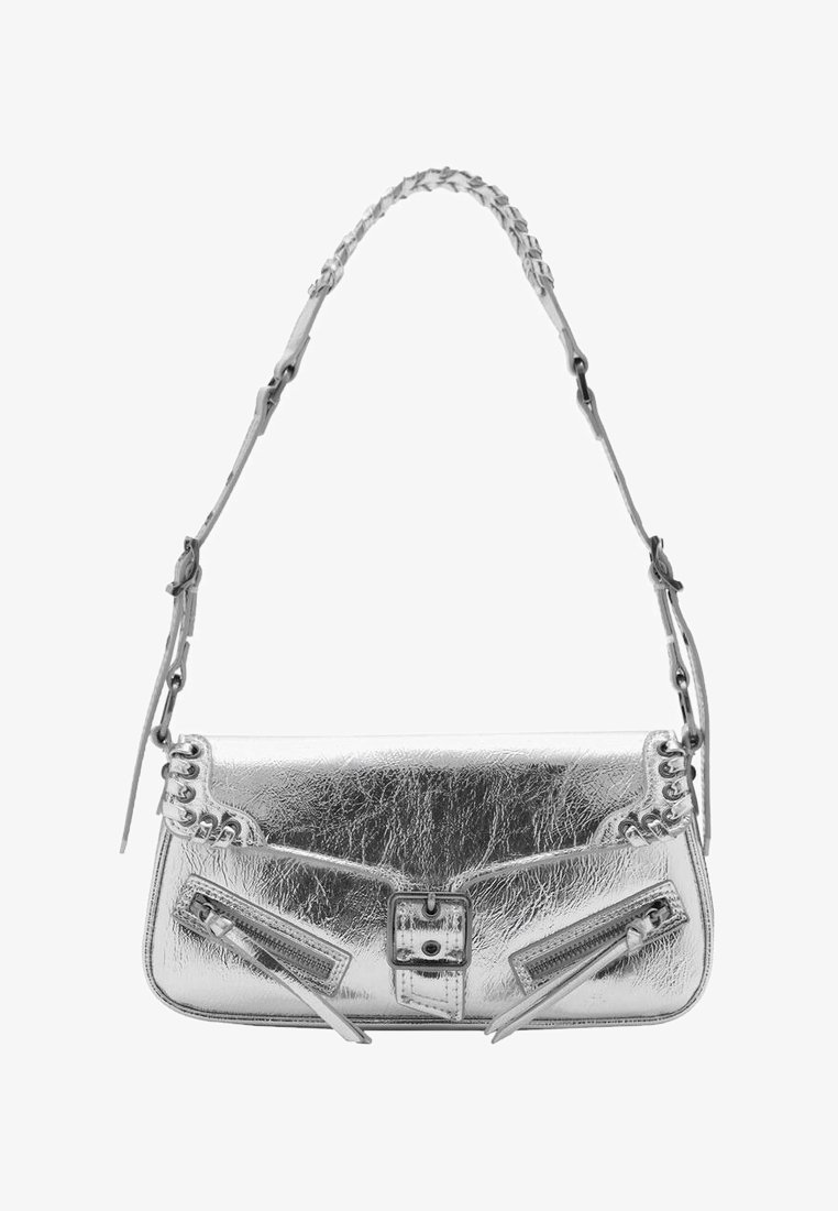 Mango Handtasche - silver-coloured