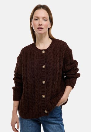 AVEC TORSADES EN - Gilet - souche