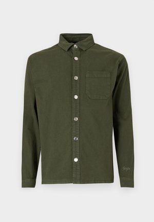 Denim Project, DPMDPSTITCH DETAIL DENIM SHIRT - Košile - duffel bag green