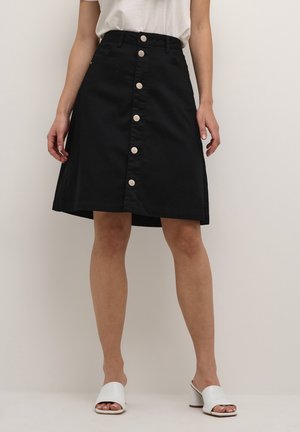 A-snit nederdel - black