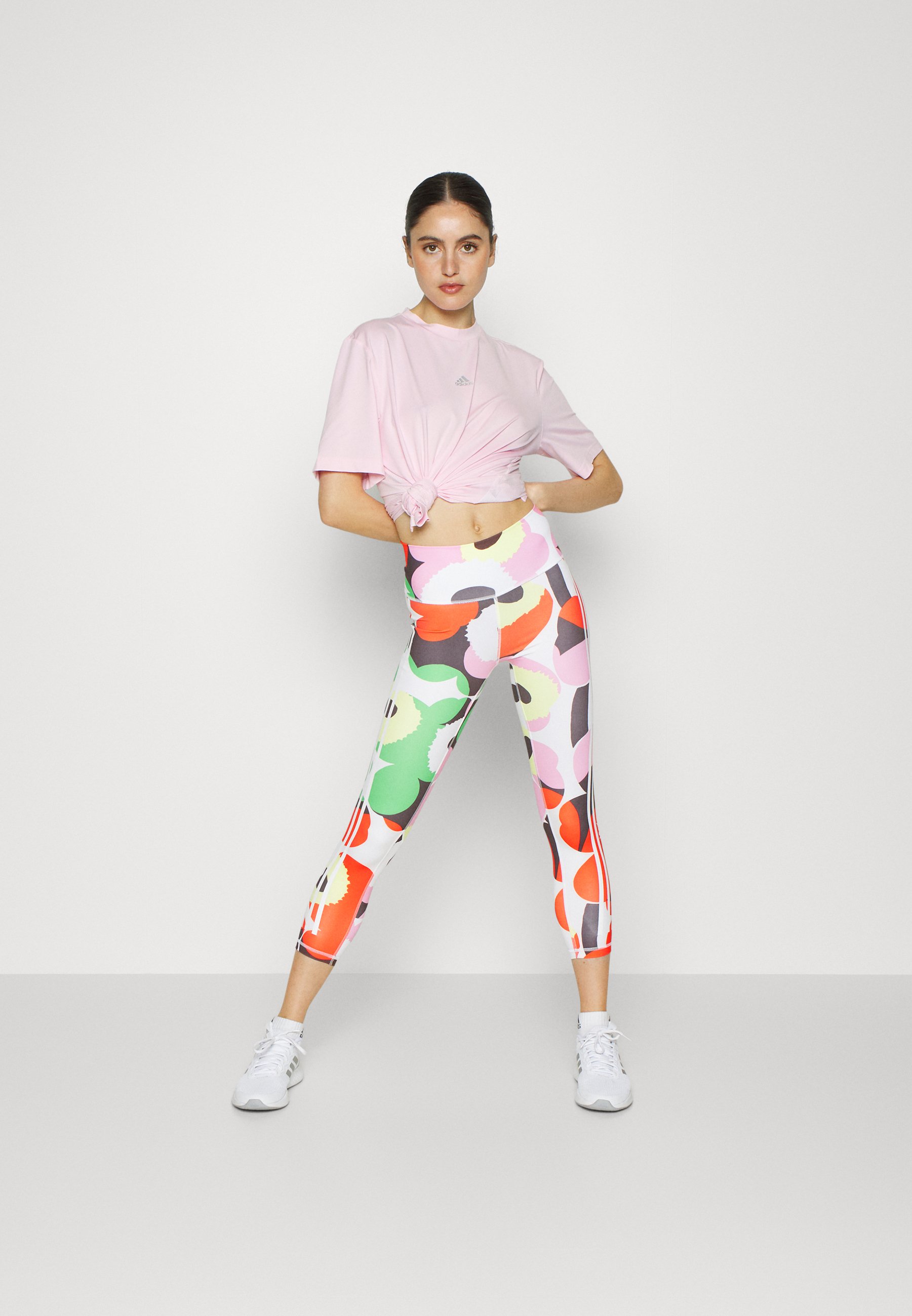 adidas Performance MARIMEKKO X ADIDAS - Leggings - blaze  orange/multi-coloured - Zalando.co.uk