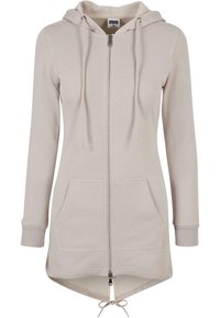 Urban Classics Majica s kapuljačom i patentnim zatvaračem - warmgrey