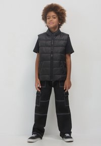 Calliope SMANICATO IMBOTTITO - Weste - nero ultrablack