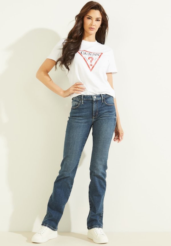 CLASSIC LOGO TEE - Print T-shirt - weiß4