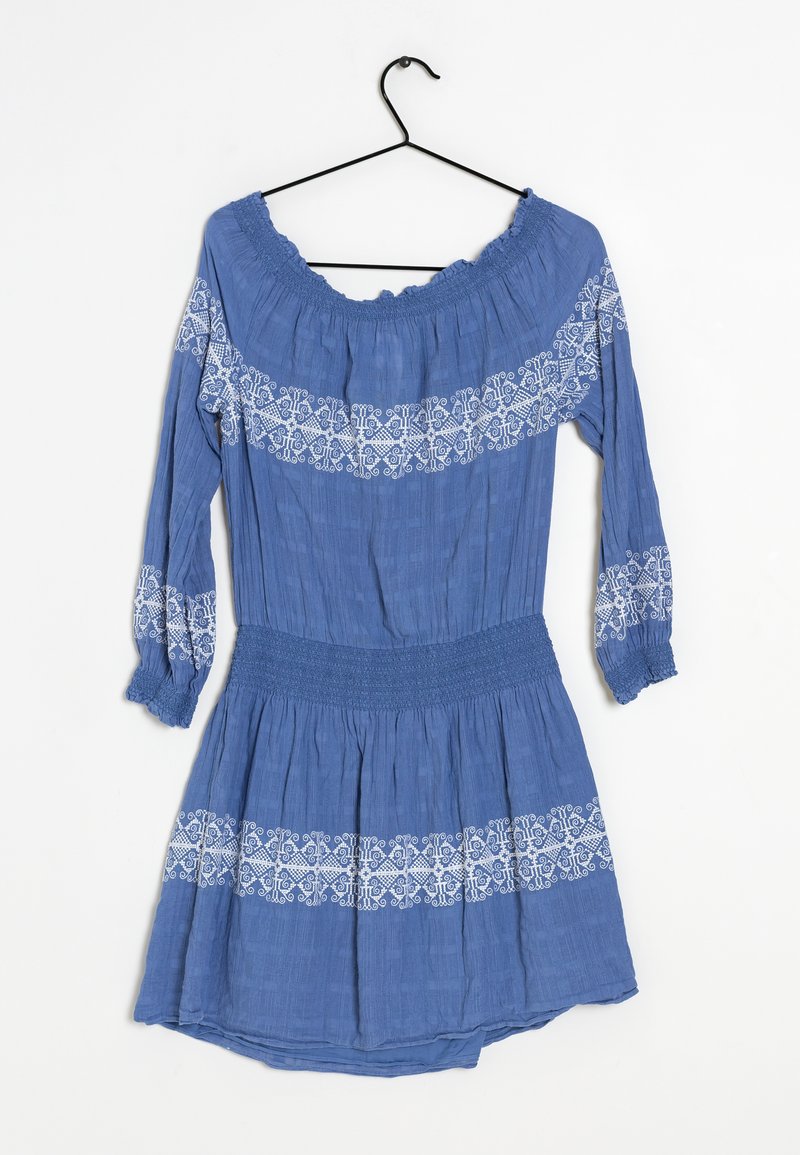 Tory Burch Day dress - blue white/blue - (Pre-owned) - Zalando